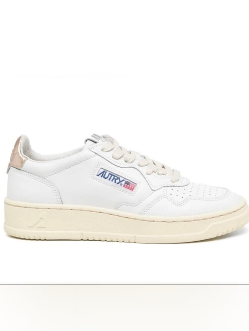 AUTRY‎ SNEAKERS WOMAN MEDALIST LOW SNEAKER LEATHER, WHITE size 9 / EU 39